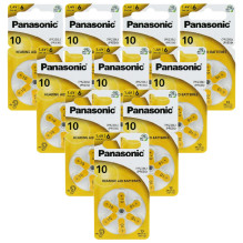 Hearing Aid Battery - Panasonic 10 6BL Zinc-Air 1.45V 60 pcs.