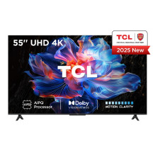 Television - TCL V6C 55' 4K Ultra HD Smart TV Wi-Fi HDR10 Dolby Vision Metallic