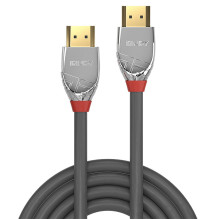 HDMI Laidas - LINDY Cromo Line HDMI Laidas, M / M, Didelės Spartos, 4096x2160@60Hz, 18Gbps, 0.5 m, Pilkas