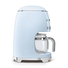 Coffee Machine - SMEG DCF02PBEU 10 Cups Digital Display Auto On Keep Warm Blue