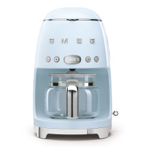 Coffee Machine - SMEG DCF02PBEU 10 Cups Digital Display Auto On Keep Warm Blue