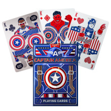 Playing Cards - Captain America Theory11 54 Cards Plastic Coated 63.5x88.9mm
