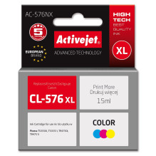 Rašalo Kasetė - Activejet AC-576NX Pakeitimas Canon CL-576XL 15ml Spalvota