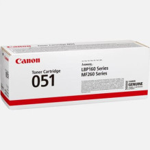 Toner Cartridge - Canon 051 Black 1700 Pages Auto Stamp Removal