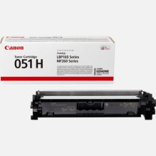 Toner Cartridge - Canon 051H Page Yield 2400-4100 Auto Stamp Removal Black