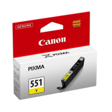 Ink Cartridge - Canon CLI-551 Yellow 7ml, prints up to 347 A4 documents