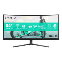 Monitor - Philips Evnia 3000 34M2C3500L 34', UltraWide QHD, 180Hz, Curved