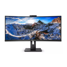 Monitorius - Philips P-line 346P1CRH 34", Lenktas, WQHD, 3440x1440, USB-C, KVM, Juodas