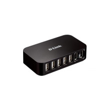 USB Hub - D-Link DUB-H7 7-Port USB 2.0 Hub with 2 Fast Charging Ports