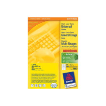 Label - Avery Zweckform 105 x 42.3mm A4 White Labels 100 Sheets