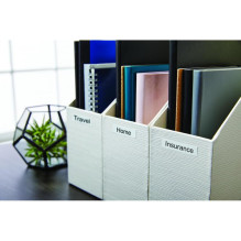 Label Maker Accessories - Dymo Label 99019 Large File Tray Labels Black White