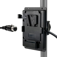 Adapteris - Baterijos Adapteris - V-Lock / V-Mount su 4-Pin XLR Išėjimu 10A