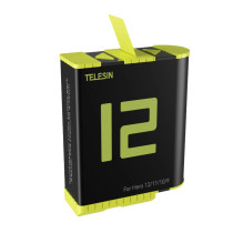 Camera Battery - TELESIN GP-BTR-901-B 1750mAh GoPro HERO 9 / 10 / 11 / 12