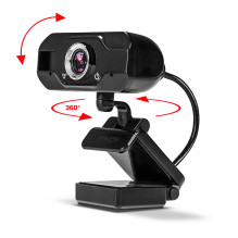 Computer Accessory - LINDY Video Camera Full HD 1080p 30fps with Microphone 110° Viewing Angle Black