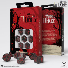 RPG Dice Set - Q-WORKSHOP It. Welcome to Derry Adults Black / Red