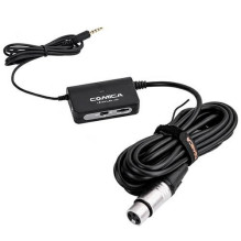Adapter - Comica LinkFlex AD1 Microphone Adapter 3.5mm TRS / TRRS Black