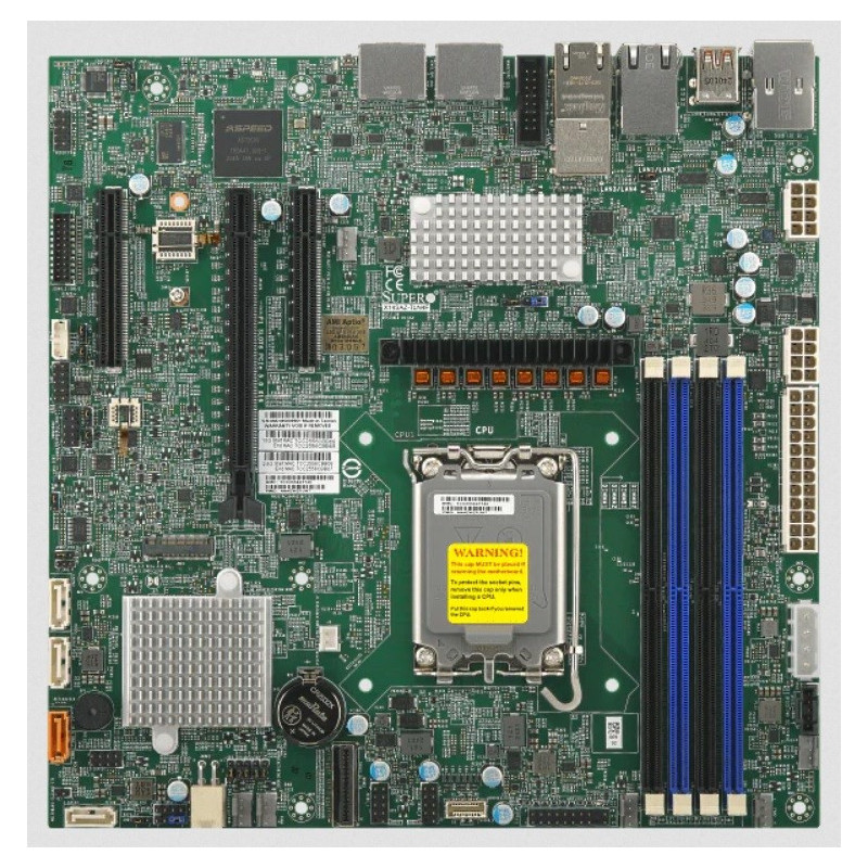 Pagrindinė plokštė - Supermicro MBD-X14SAZ-TLN4F-O Intel W880 24 branduoliai DDR5 256GB