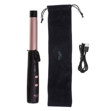 Hair curler - Adler AD 2120 Cordless ceramic straightener 210°C Black, Pink
