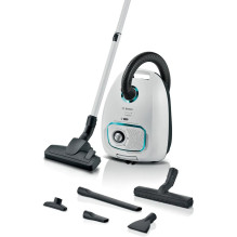 Dulkių Siurblys - BOSCH Serie 4 BGB41HYG1H 600W Su Maišeliu 4L Talpa 11m Spindulys Baltas