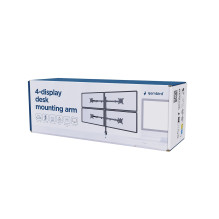 Monitor Mount - GEMBIRD MA-D4-01 Adjustable 4 Screen Mount 13"-32" VESA 10kg