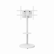 TV Stand - GEMBIRD TVS-86TR-01-W 37"-86" Screen, 50kg Capacity, White
