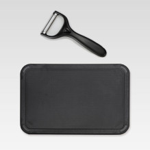 Kitchen Knife Set - Maestro MR-1413 Stainless Steel 8-Piece with Holder Black