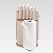 Kitchen knife set - Maestro MR-1413 Stainless steel 8 pieces beige