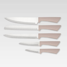 Kitchen knife set - Maestro MR-1413 Stainless steel 8 pieces beige