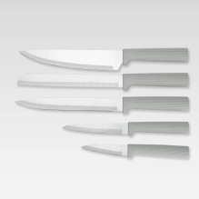 Kitchen knife set - Maestro MR-1412 with block and cutting boards gray