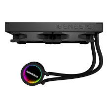 Processor Cooler - GENESIS NLG-2319 All-in-One Liquid Cooler with Dual Fans Black