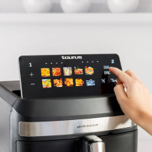 Oil-free oven - Taurus Air Duo Slim 13L, 200°C, Touch control, 10 programs