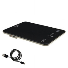 Food Scale - Adler AD 3177b 10kg 1g accuracy glass top touch control LED display