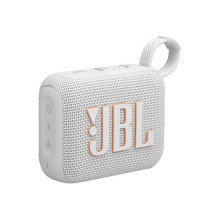 Speaker - JBL Go 4 Bluetooth speaker, 7 hours playtime, waterproof, white
