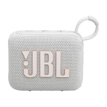 Speaker - JBL Go 4 Bluetooth speaker, 7 hours playtime, waterproof, white