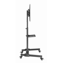 TV Stand - GEMBIRD TVS-55T-01 32"-55" Tilt Adjustable with Casters Black