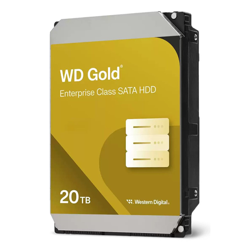 HDD - WD Gold WD203KRYZ 20TB 7200RPM 512MB SATA