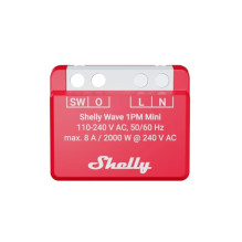 Smart Relay - Shelly Wave 1PM Mini LR 2000W 110-240V AC Indoor