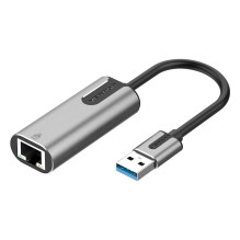 Adapter - Vention USB 3.0-A to Gigabit Ethernet Adapter 1000 Mbit/s Gray Adapter - Vention USB 3.0-A to Gigabit Ethernet Adapter 1000 Mbit/s Gray