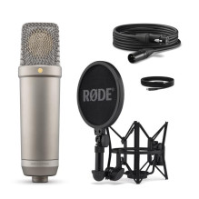 Mikrofonas - RØDE NT1-A XLR USB-C 20 Hz iki 20 kHz Sidabrinis