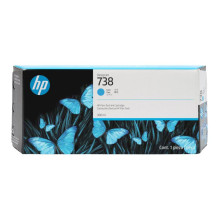 Rašalo Kasetė - HP 738 300ml Cyan
