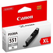 Rašalo Kasetė - Canon CLI-551XL Didelės Talpos Pilka
