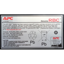 Baterija - APC RBC43 Pakeitimo Kasetė UPS.