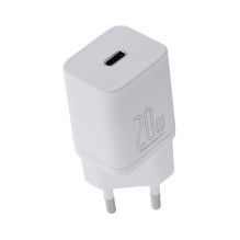 Charger - Baseus Super Si 20W USB Type-C Fast Charging White