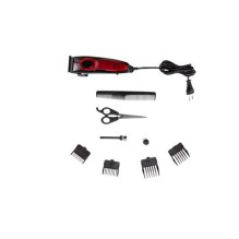 Hair Clipper - Adler AD 2825 15W Ergonomic Black, Red