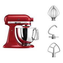 Mixer - KitchenAid Artisan 5ksm125 300W 4.8L Stainless Steel Bowl Red