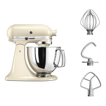Maišytuvas - KitchenAid 5KSM125EAC 300W 4.8L Nerūdijančio Plieno Kreminis