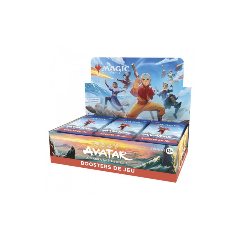 Žaislai, žaidimai ir kolekcionavimas - Magic the Gathering Avatar The Last Airbender Booster 30 Kortelių Dėžė (French)