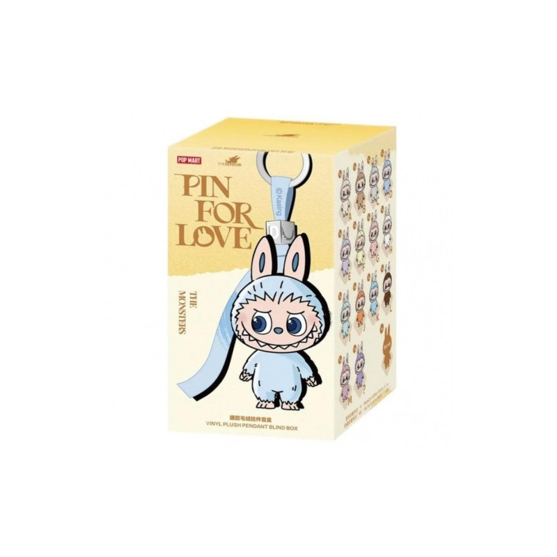 Kolekcionuojamas pakabukas - Pop Mart Labubu The Monsters Pin For Love Series A-M, Atsitiktinė Spalva