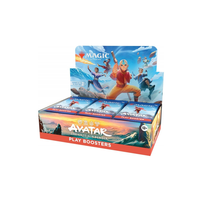 Kolekcionuojamų kortelių žaidimas - Magic the Gathering Avatar The Last Airbender Play Booster 30 vnt. Kortelių Dėžutė