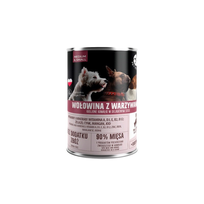 Dog Food - Pet Republic For Adult Medium and Small Dogs With Meat and Vegetables 400g